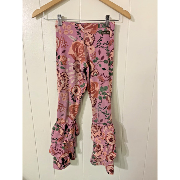 Matilda Jane Just Imagine Odette Bennys Girls Leggings Floral Size 10 Boho - Picture 1 of 4
